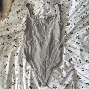 Babaton Gray Bodysuit